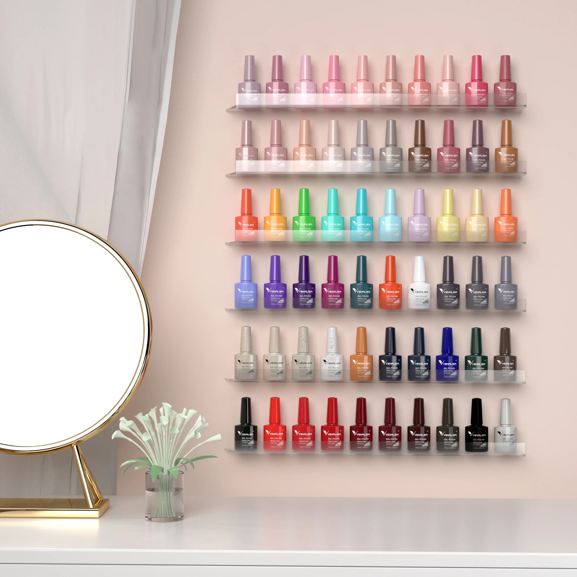 Venalisa VIP4 Gel Nail Polish 7.5ml — Soak Off UV/LED Long-Lasting Color