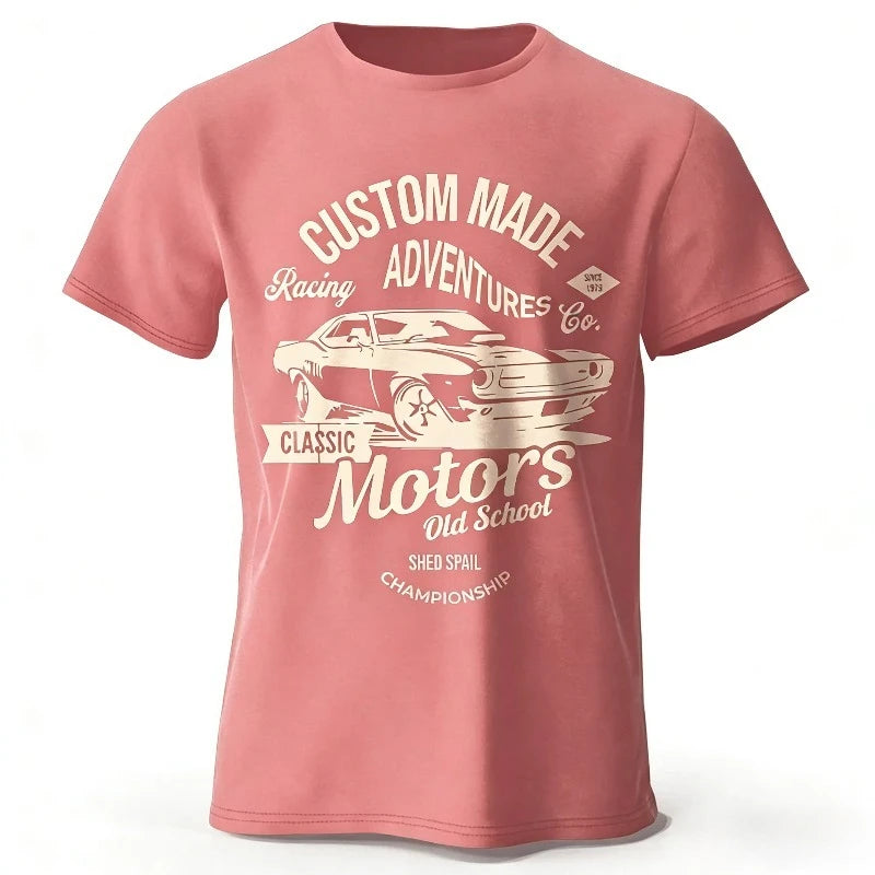 Men's 100% Cotton Oversized T-Shirt — Relaxed Fit Essential Tee