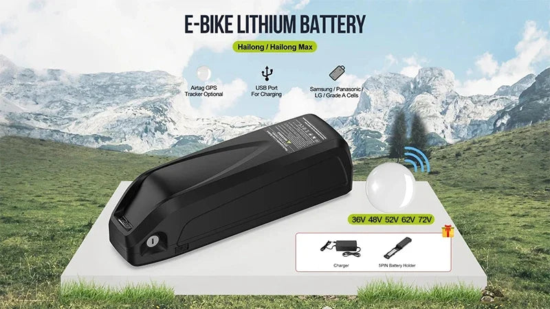 Electric Bike Replacement Battery — High-Capacity Lithium Battery for E-Bike Systems