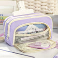 Large Capacity Pencil Case – Handheld Pen Bag & Cosmetic Pouch for School, Office & Travel