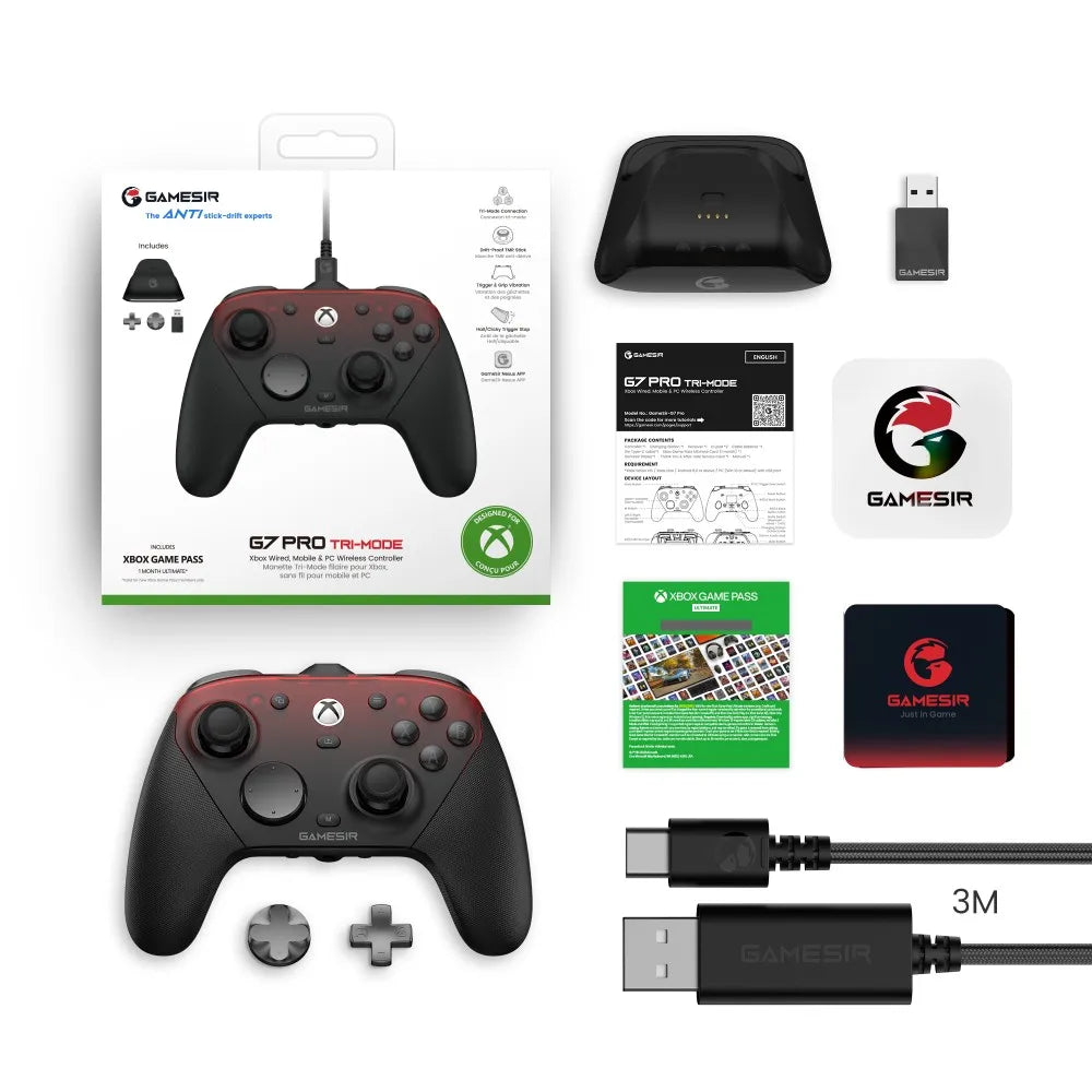 GameSir G7 Pro Wired Xbox Gamepad with Charging Dock – PC, Steam & Android Controller