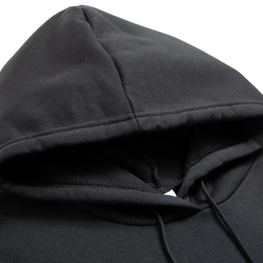 Men's Letter Print Hoodie & Long Pants Set – Spring Autumn Winter Warm Sport Tracksuit