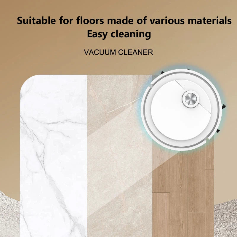 3-in-1 Smart Wireless Robot Vacuum Cleaner — Sweeping, Vacuuming & Floor Washing for Home, Carpet & Pet Hair (2025)