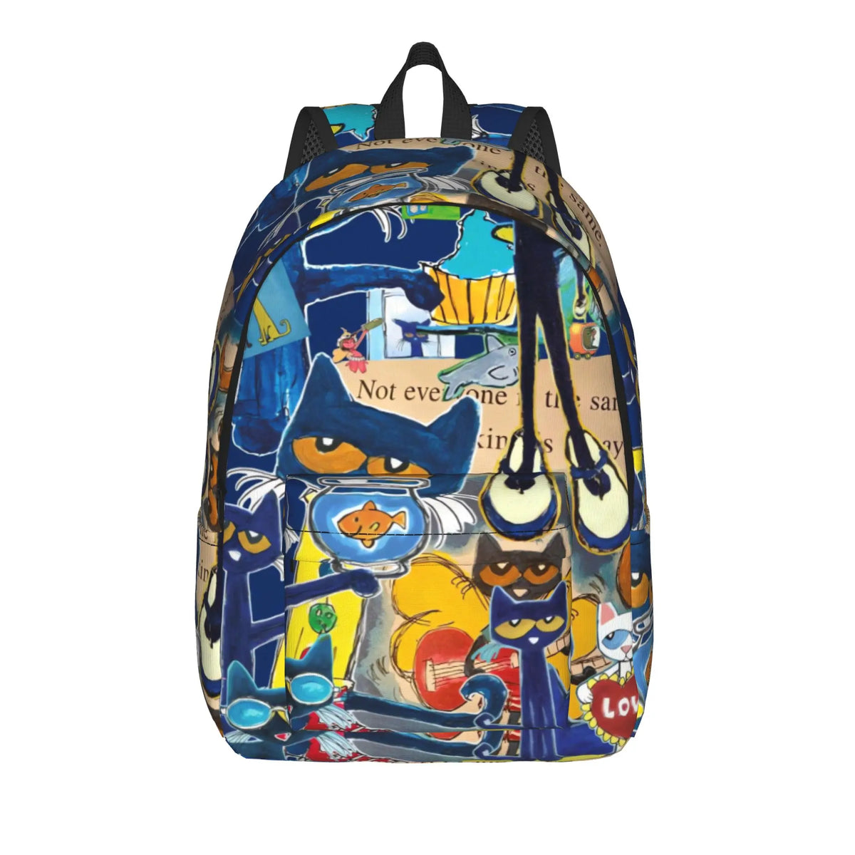Pete the Cat Backpack – Casual Polyester Rucksack