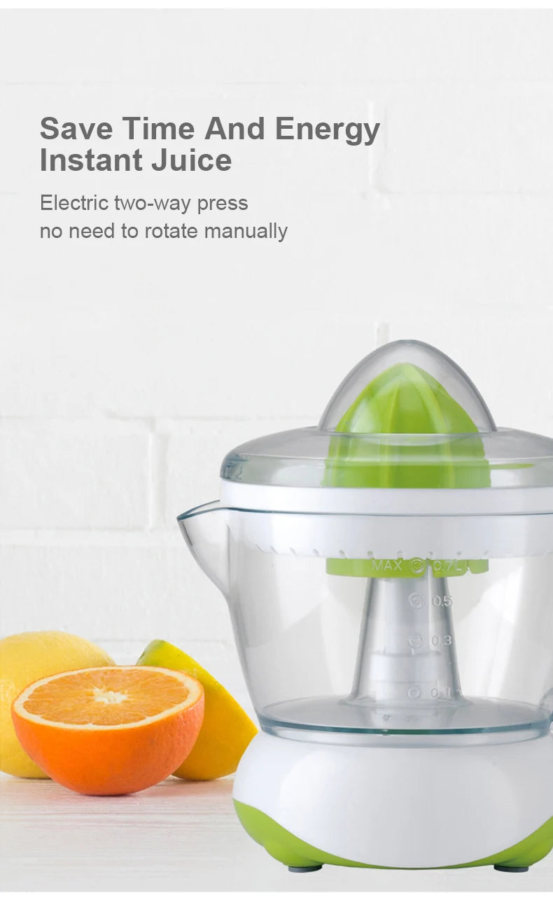 700ml Electric Orange Juicer – Large Capacity Citrus Fruit Squeezer Machine