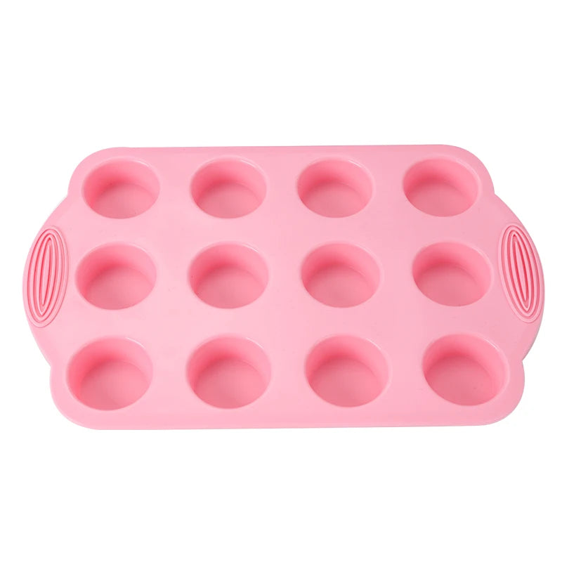 Pink Silicone Bakeware – Cake, Muffin & Loaf Molds