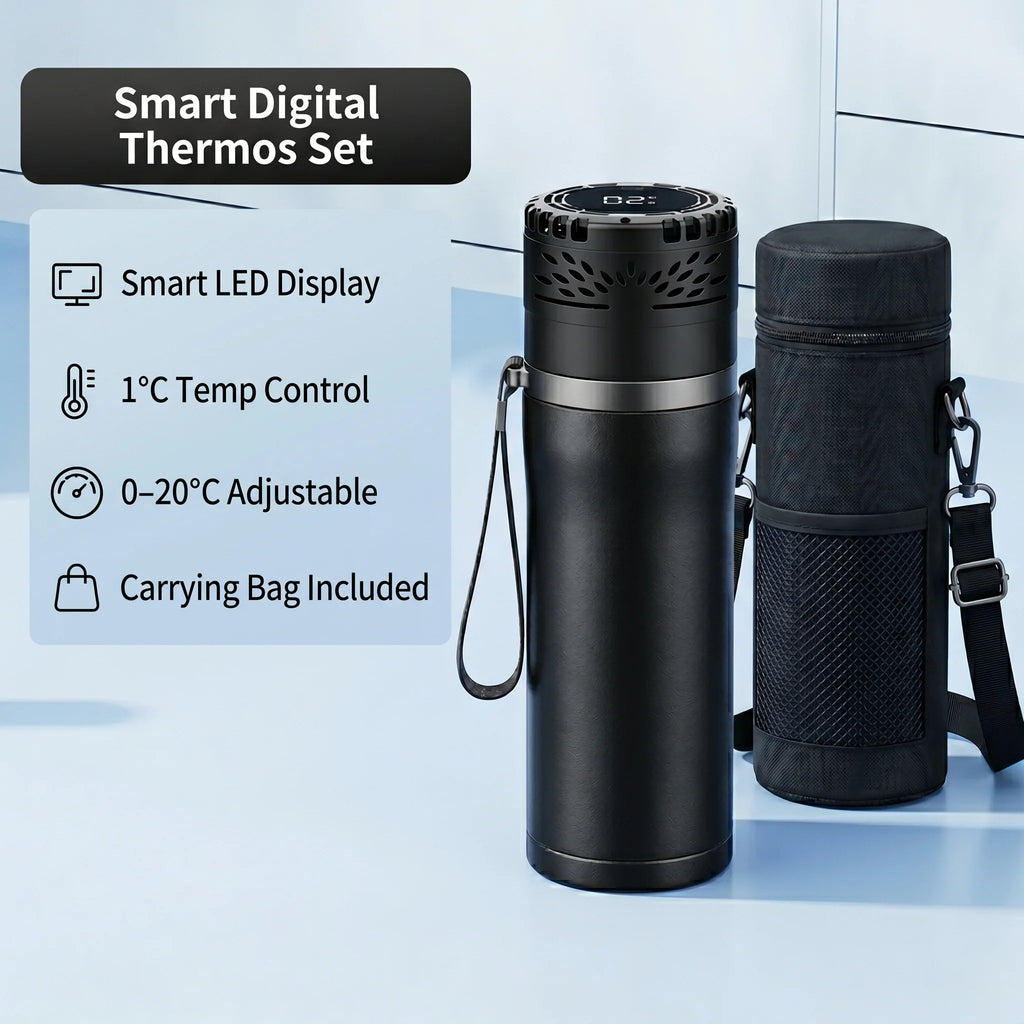 Smart Insulin Cooler Cup – Portable Medical Fridge with 0–20°C Digital Temperature Control for Diabetes & Insulin Pens