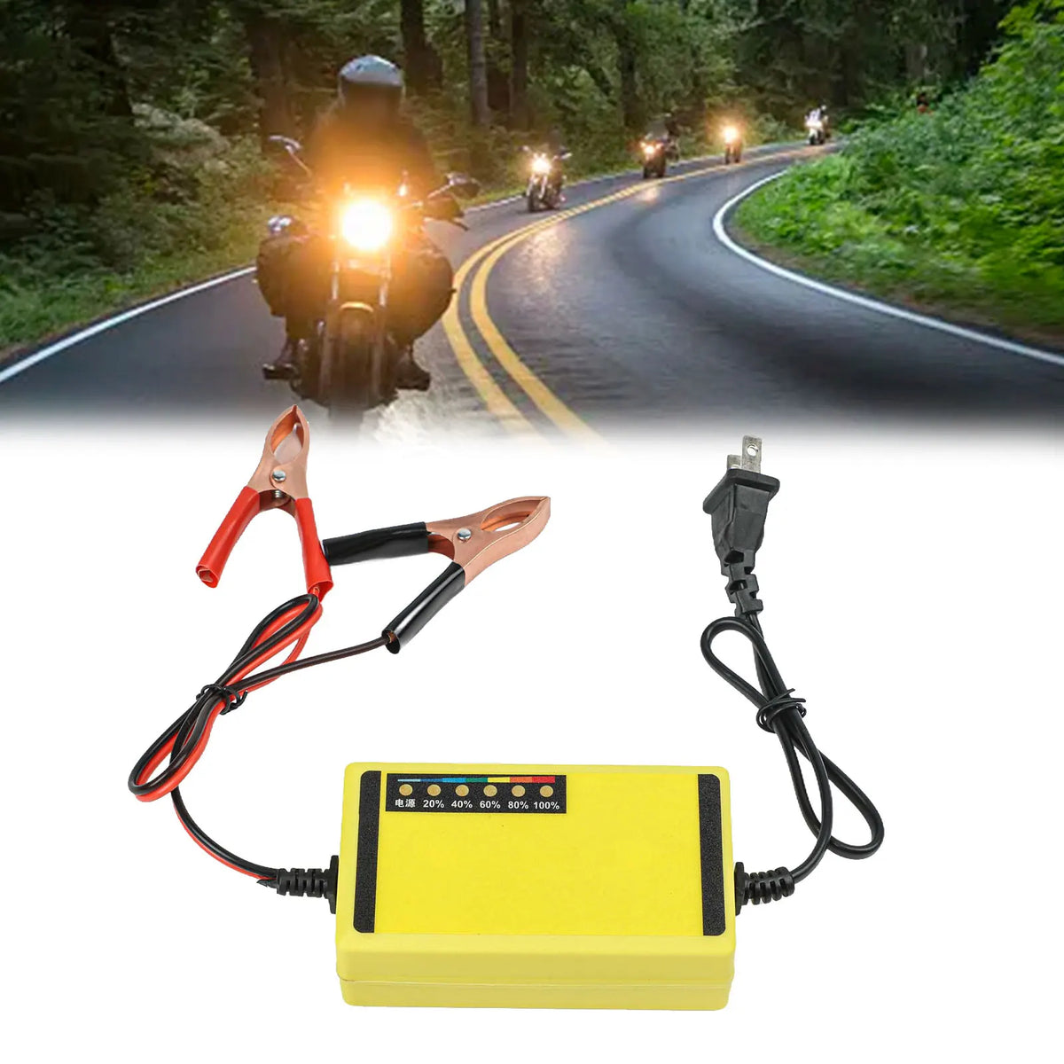 12V Fast Charging Car Battery Charger – Automatic High-Power Motorcycle & Acid Battery Charger