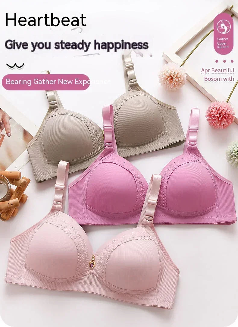 Full Cup No-Wire Lifting Bra — All-Day Comfort & Support for Large Sizes