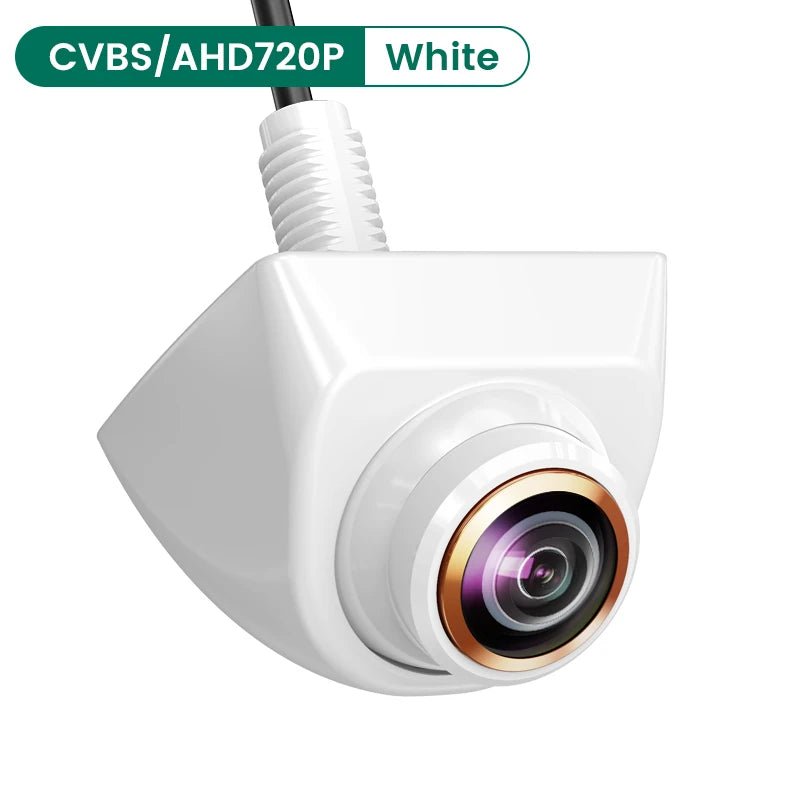 AHD 1080P Car Backup Camera – 170° Fisheye Lens, Night Vision, Waterproof | White, Black & Silver