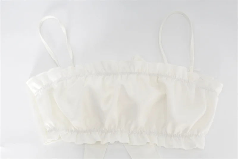 Ice Silk Cami & Shorts Pajama Set — Satin Loungewear