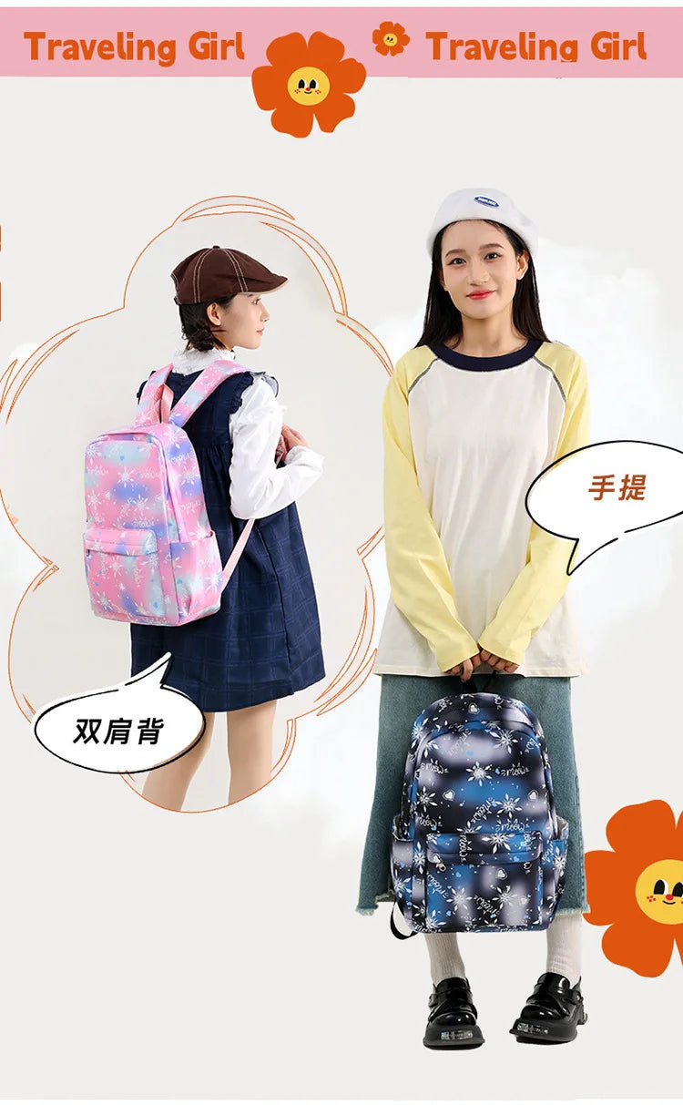 KPop Demon Hunter 3-Piece Backpack Set – School Bag, Shoulder Bag & Clutch