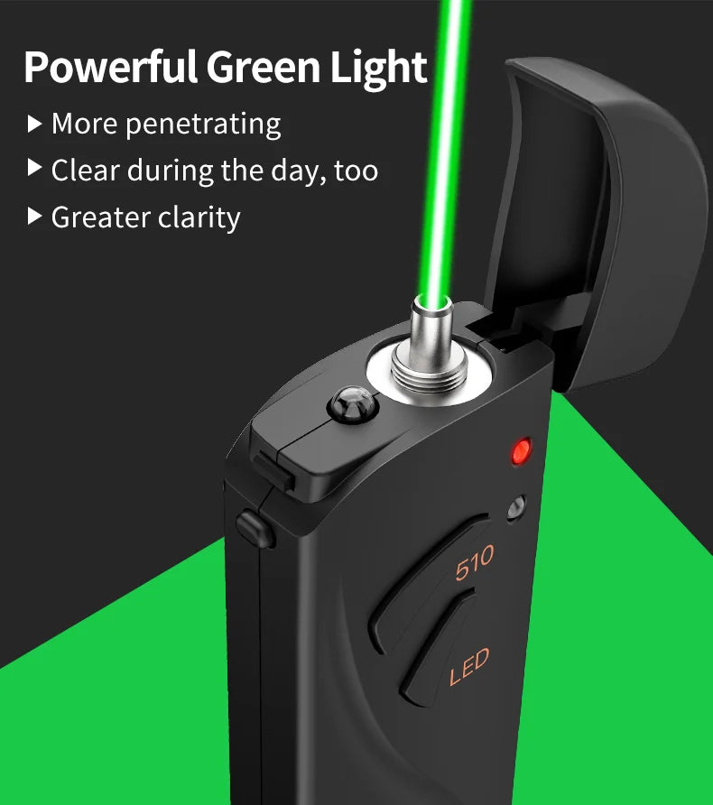 Green VFL Fiber Optic Laser Pen – 15mW Visual Fault Locator for FTTH Network Testing