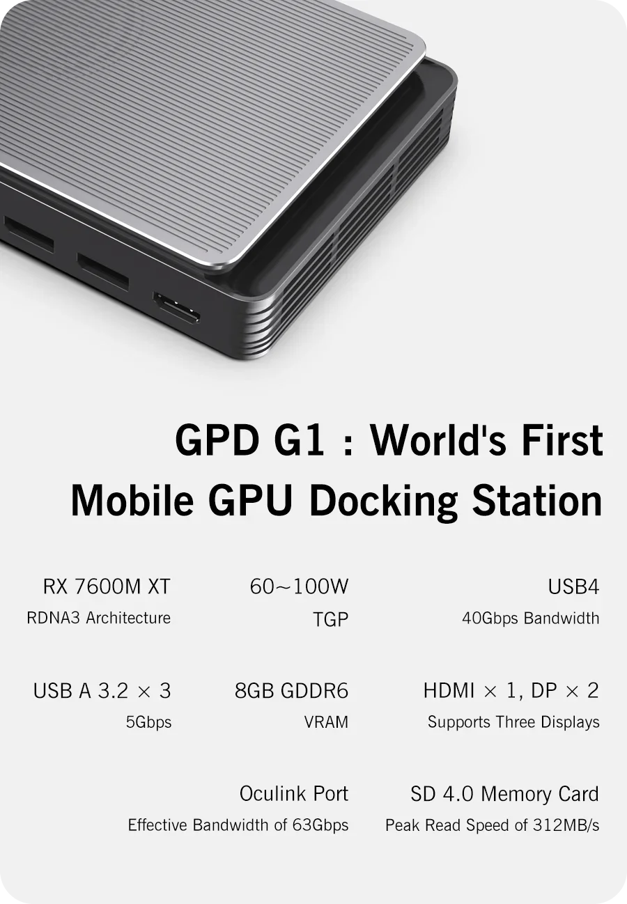 GPD WIN Max 2 Gaming Laptop – 10.1" Touch, 32GB RAM, AMD 8840U / AI9 HX370