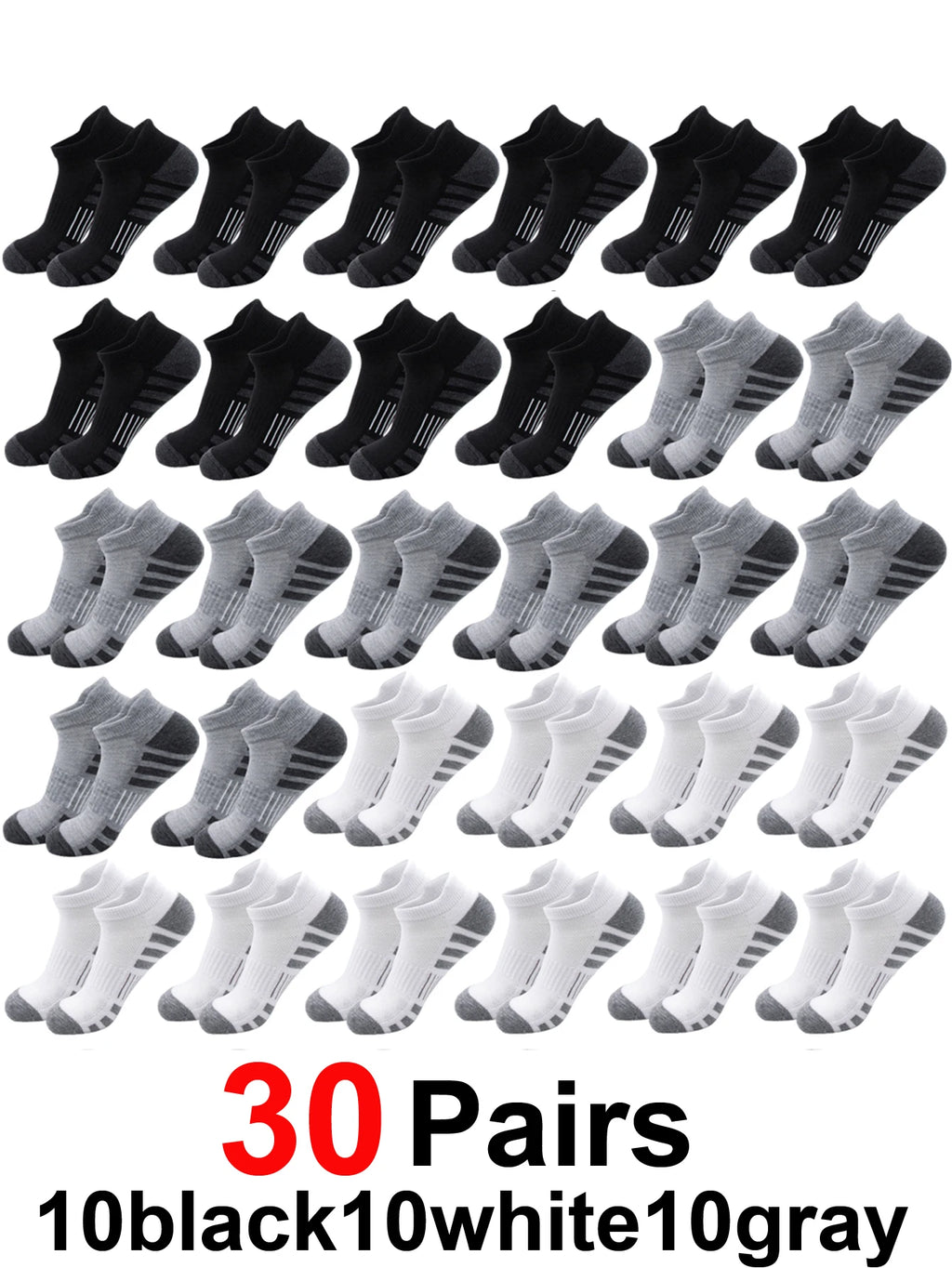 Cushioned Ankle Athletic Socks – Low-Cut Tab Multipacks