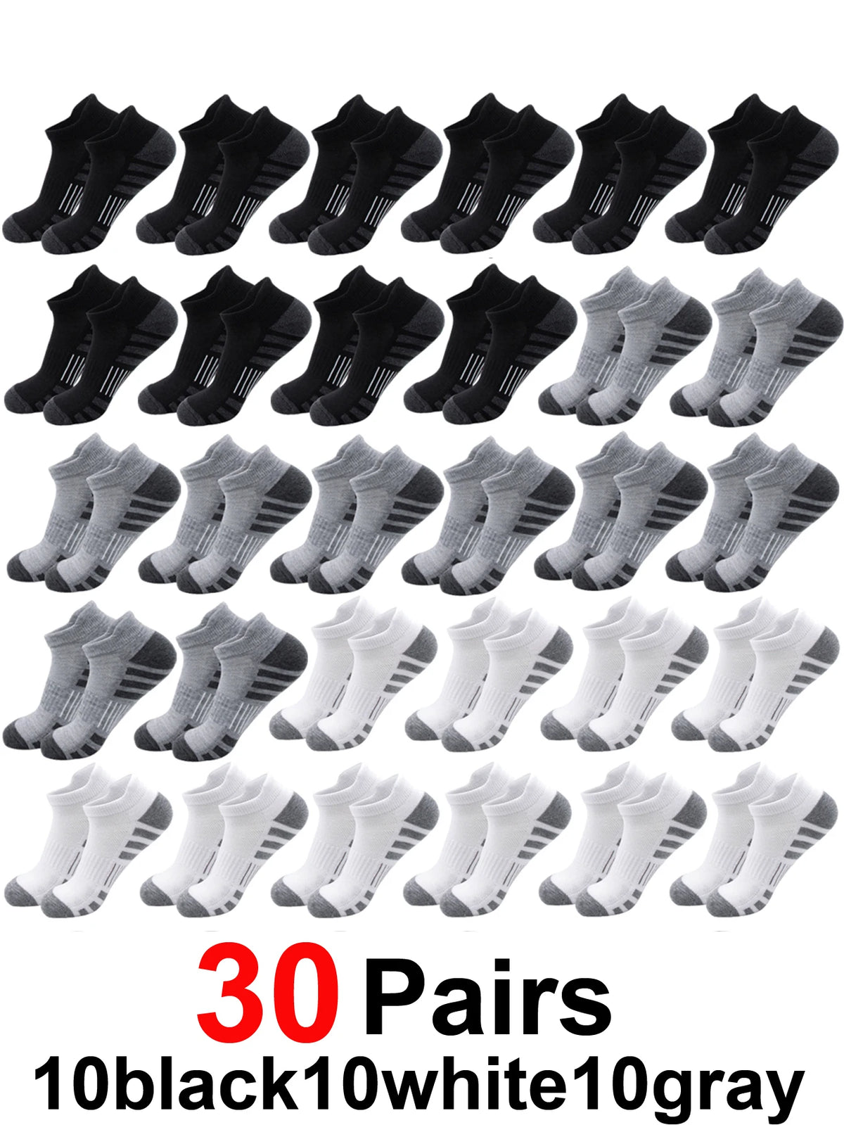 Cushioned Ankle Athletic Socks – Low-Cut Tab Multipacks