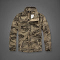 Men's Camouflage Cotton Cargo Jacket – Zip Front