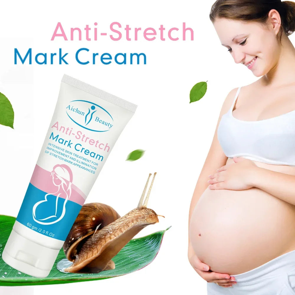 Snail Removes Stretch Mark Cream — Postpartum Repair, Anti-Aging & Firming Body Cream 60g
