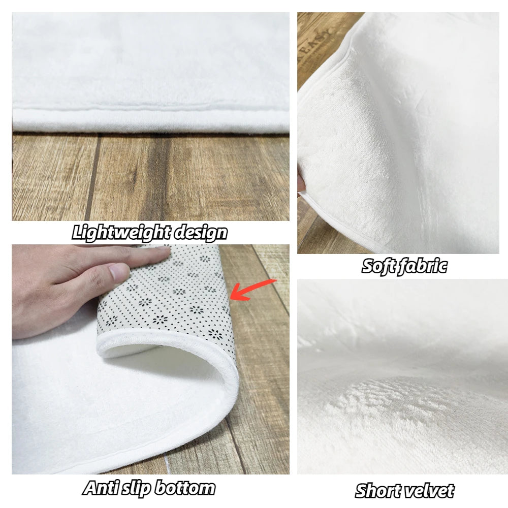 Fashion Plush Area Rug – Large Soft Carpet for Living Room, Bedroom & Cloakroom