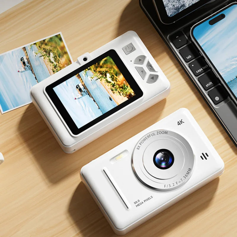 Retro Digital Camera with SD Card Storage