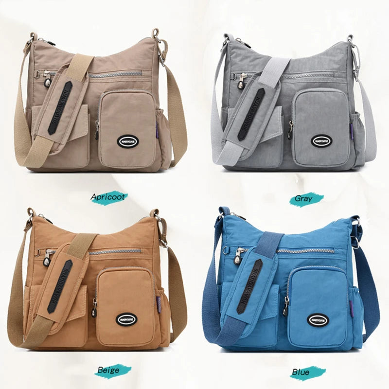 weixier Waterproof Nylon Large Capacity Crossbody Shoulder Tote – Designer Business Handbag for Women