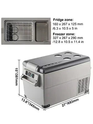 SIHAO Car Refrigerator — 20L 22L 35L 45L 55L Portable Compressor Mini Fridge Freezer DC 110-240V for Camping & Ice Box