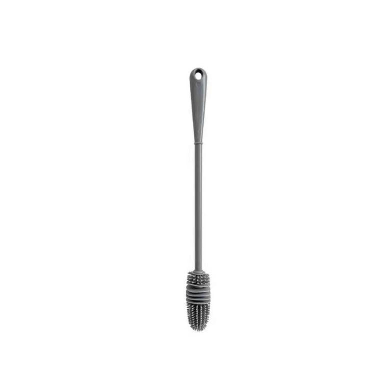 Reach Every Corner. Clean Every Cup. — Silicone Long Handle Bottle Brush | Cup Scrubber, Glass & Baby Bottle Cleaner, 27cm, Kitchen Tool