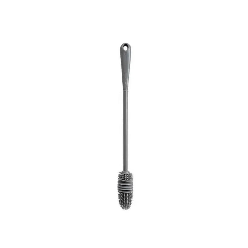 Reach Every Corner. Clean Every Cup. — Silicone Long Handle Bottle Brush | Cup Scrubber, Glass & Baby Bottle Cleaner, 27cm, Kitchen Tool
