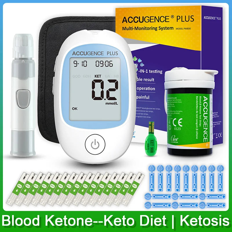 Wcore Blood Ketone Meter Kit – Fast 5-Second Ketone Monitoring for Keto Diet, Ketosis & Low-Carb Lifestyle