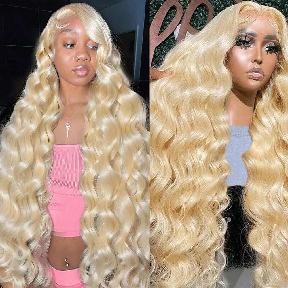 30 Inch Honey Blonde Ombre Body Wave Lace Front Wig | 4/27 Highlight 13x4 13x6 HD Glueless Pre-Plucked Brazilian Human Hair