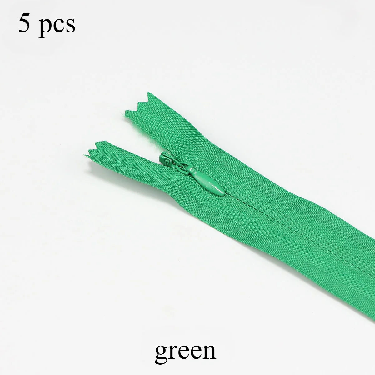 Invisible Zippers 5-Pack — Premium Hidden Zippers for Dresses, Pants & More (18cm–60cm)