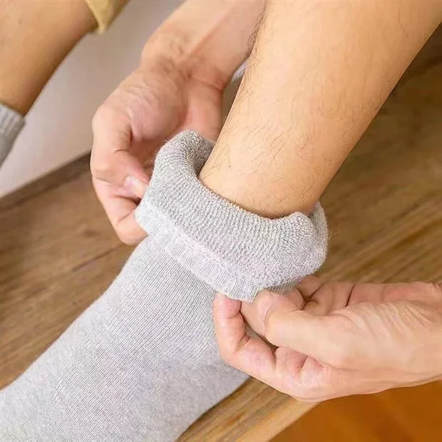 Men's Thick Wool-Blend Socks, 2 Pairs