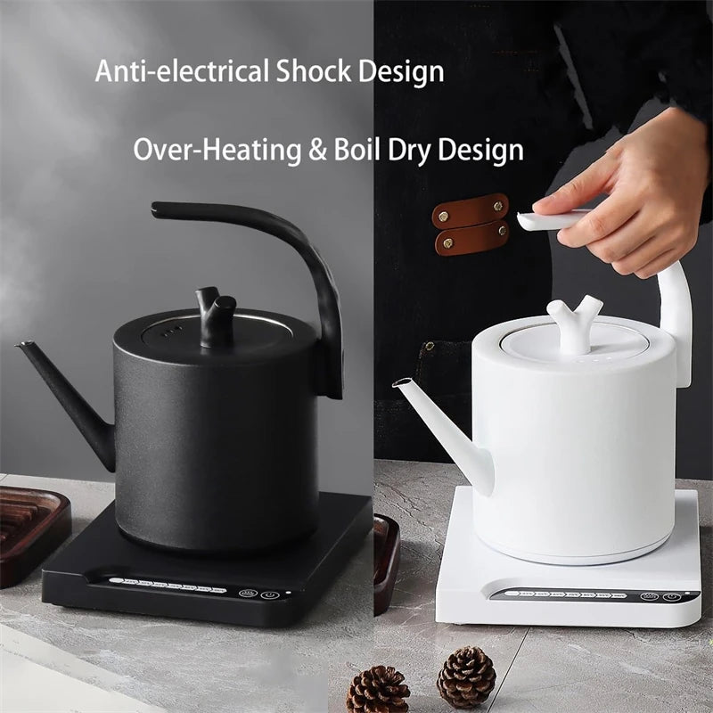 Smart Electric Kettle – 7 Temperature Settings, 304 Stainless Steel, Ultra-Fast Boiling, 220V