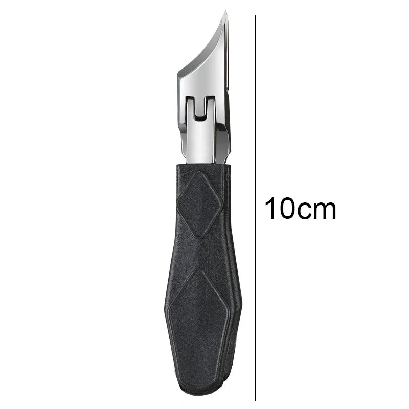 Podiatrist-Grade Toenail Care at Home — Professional Toenail Clipper & Nipper | Ingrown & Thick Toenails, Stainless Steel, Green & Black