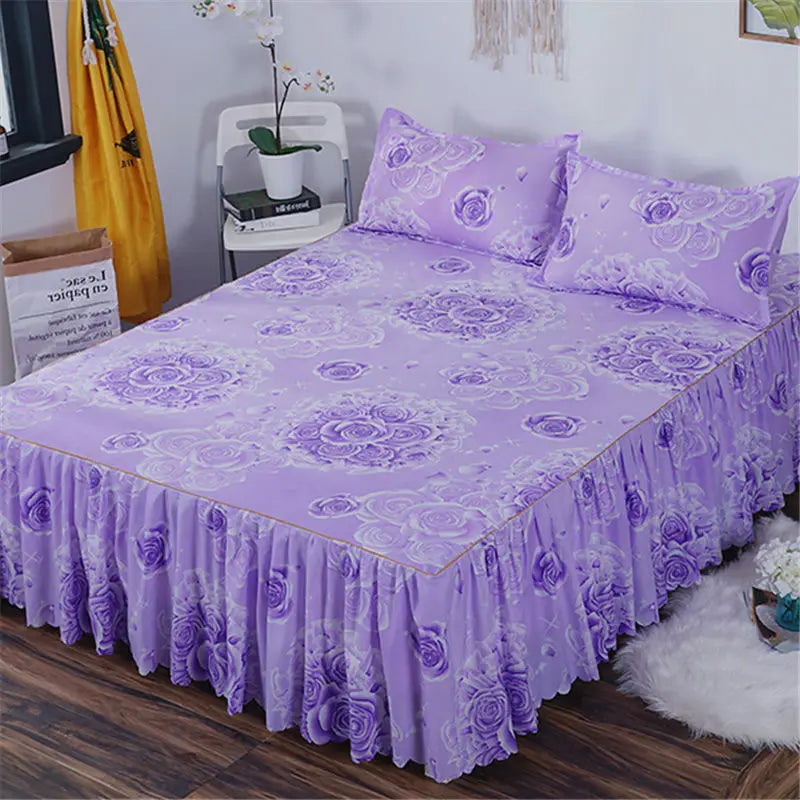 Modern Bedspread Mattress Cover – Skin-Friendly Dustproof Bed Cover, Queen & King