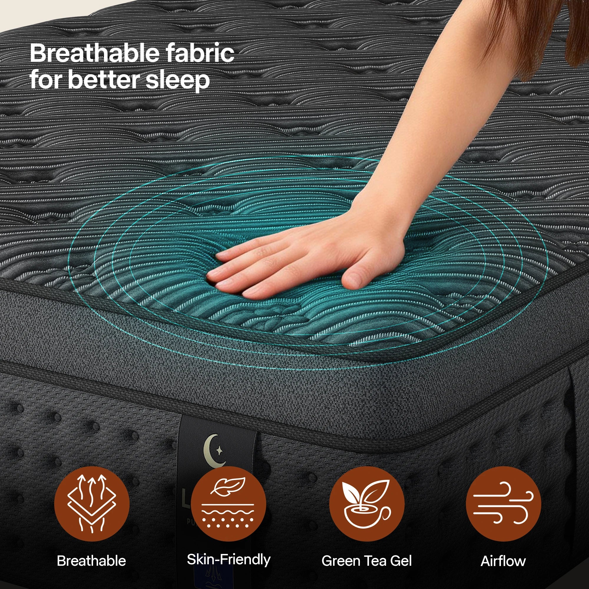 LayRoad 12"/14" Memory Foam Spring Mattress – Medium Firmness, Pressure Relief, Single to King Boxed