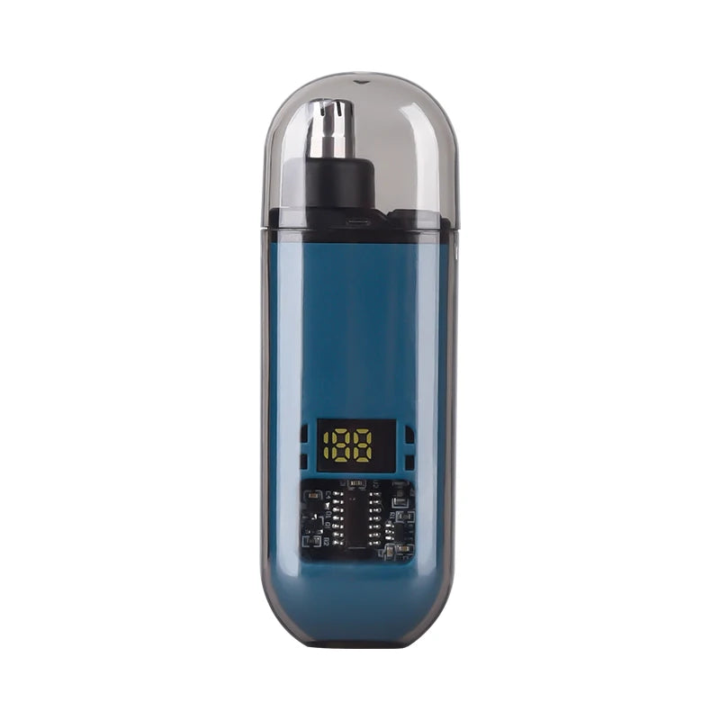 Clean. Precise. Painless. — Portable Rechargeable Nose & Ear Hair Trimmer | Mini Compact Design, Safe Blade, Men’s Grooming