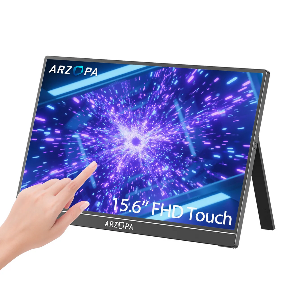 15.6-Inch Portable Touchscreen Monitor – Capacitive Full HD IPS