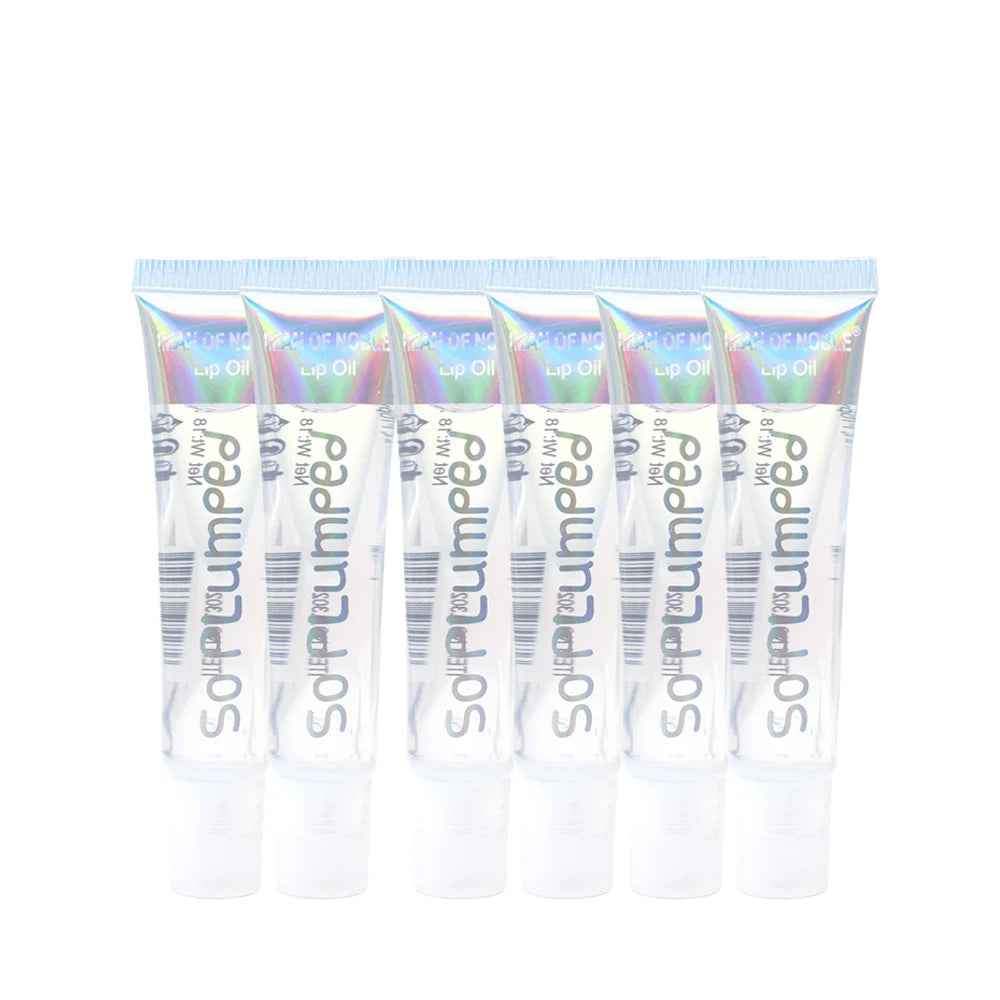 6-Piece Fruity Lip Gloss Set — Hydrating Glossy Clear Lip Gel