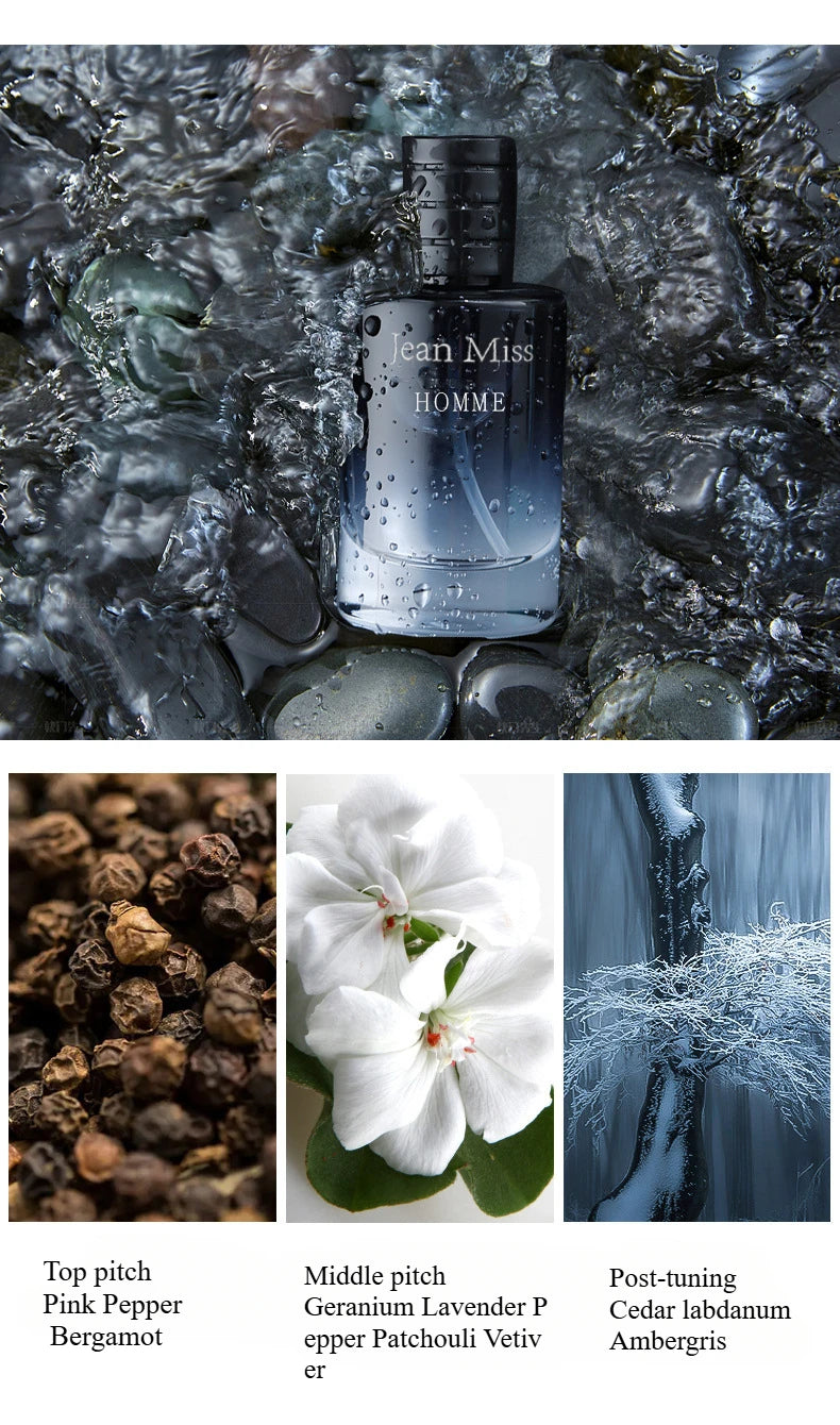 Men's Wild Fragrance Gift Set 3x30ml Eau de Toilette – Long-Lasting Masculine Scent