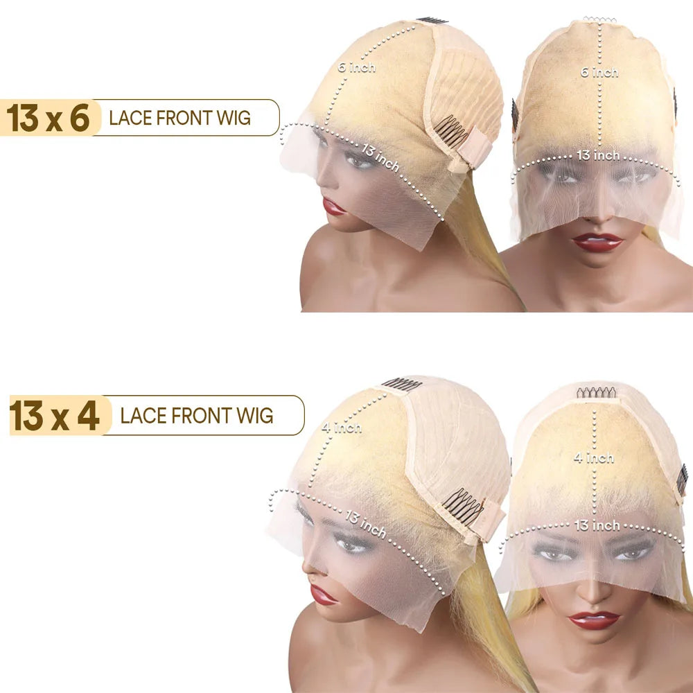 613 hd Lace Frontal Wig 13x6 Lace Frontal Wig Human Hair for Women Blonde Human Hair Wig 13x4 Body Wave Lace Front Wigs on Sale