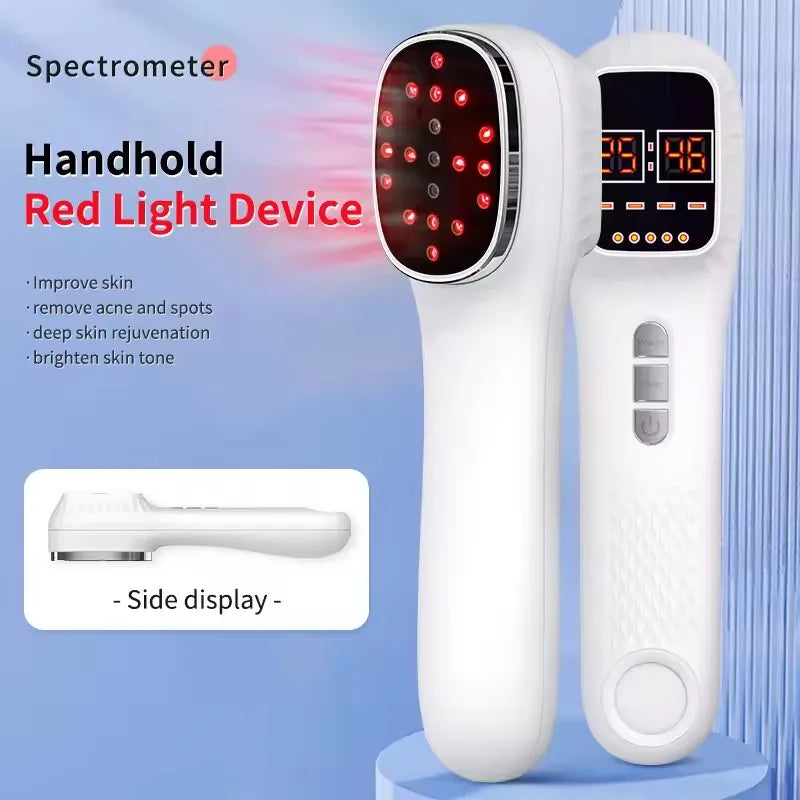 Handheld Red Light & Infrared Therapy Device – 650nm + 808nm Face & Body Skin Rejuvenation