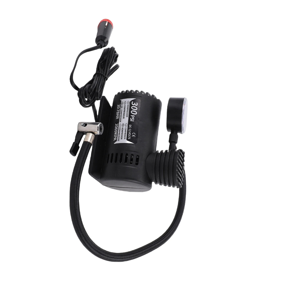 12V Portable Air Compressor for Bike Tires and Sports Balls