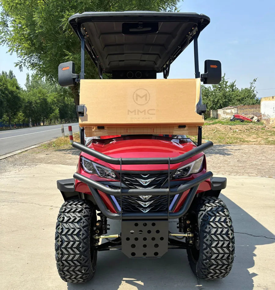 Street Legal 4-Seater Electric Golf Cart — 72V Lithium Battery, 5kW AC Motor