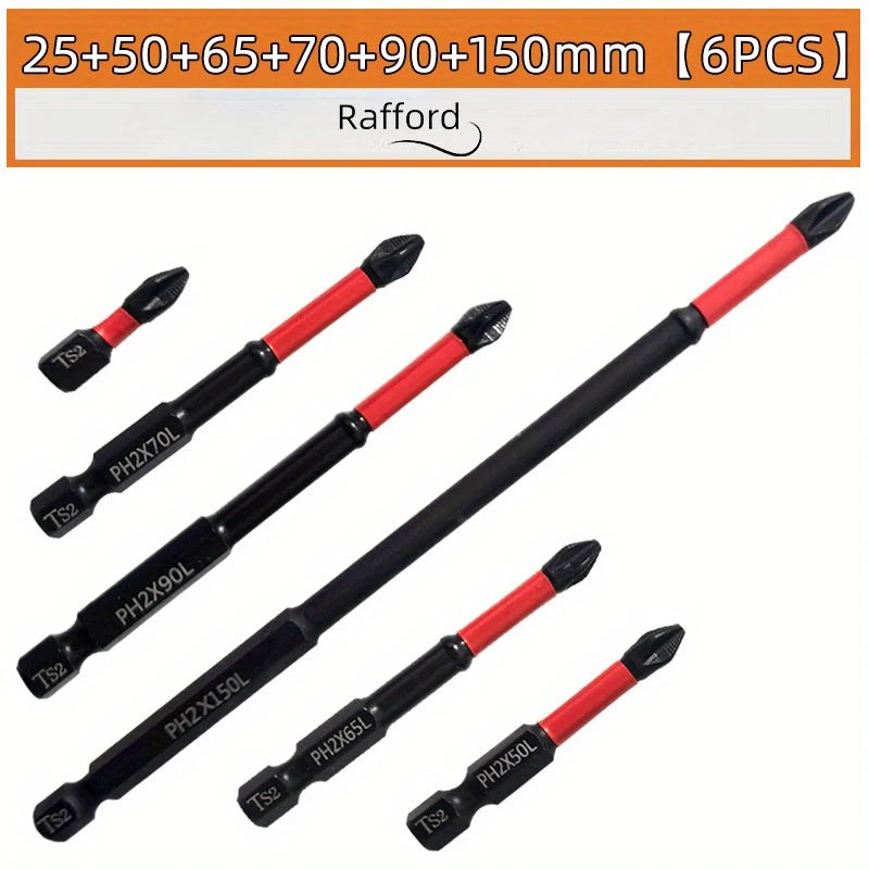 Never Lose a Bit. — Magnetic Non-Slip S2 Steel Drill Bit Set | 3, 6 & 12 Pieces, Crosshead & Impact Bits, Electric & Hand Drivers