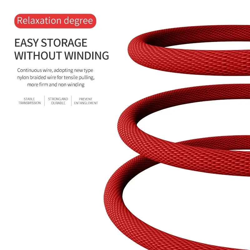 90-Degree Right Angle Lightning Fast Charge Cable – 3A Braided Cord for iPhone, 0.3m to 3m, 3 Colors