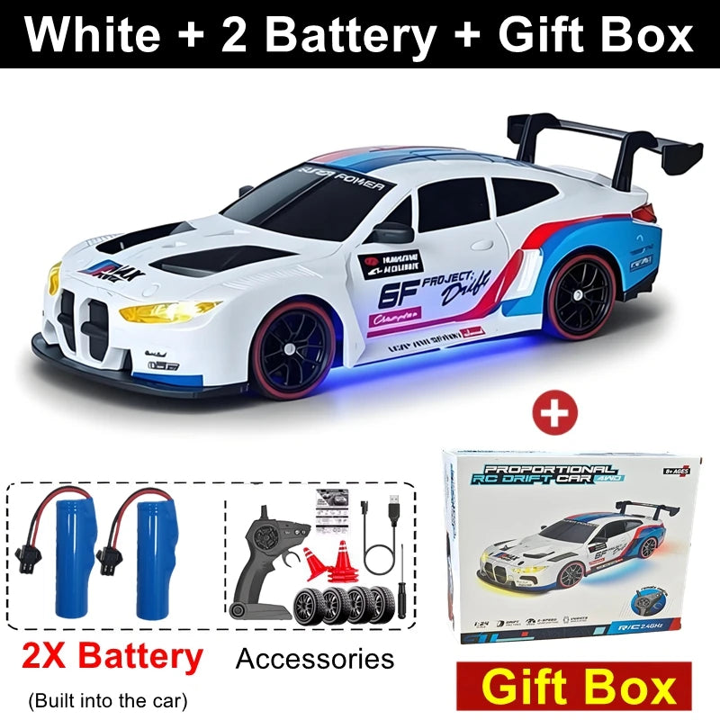 1:24 Scale 4WD RC Drift Car – High Speed Mini Remote Control Racing Car 2.4G