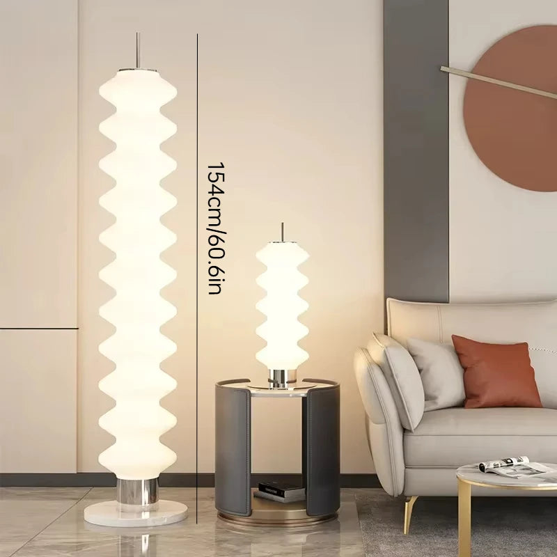 Dimmable LED Floor Lamp – Acrylic Shade Design
