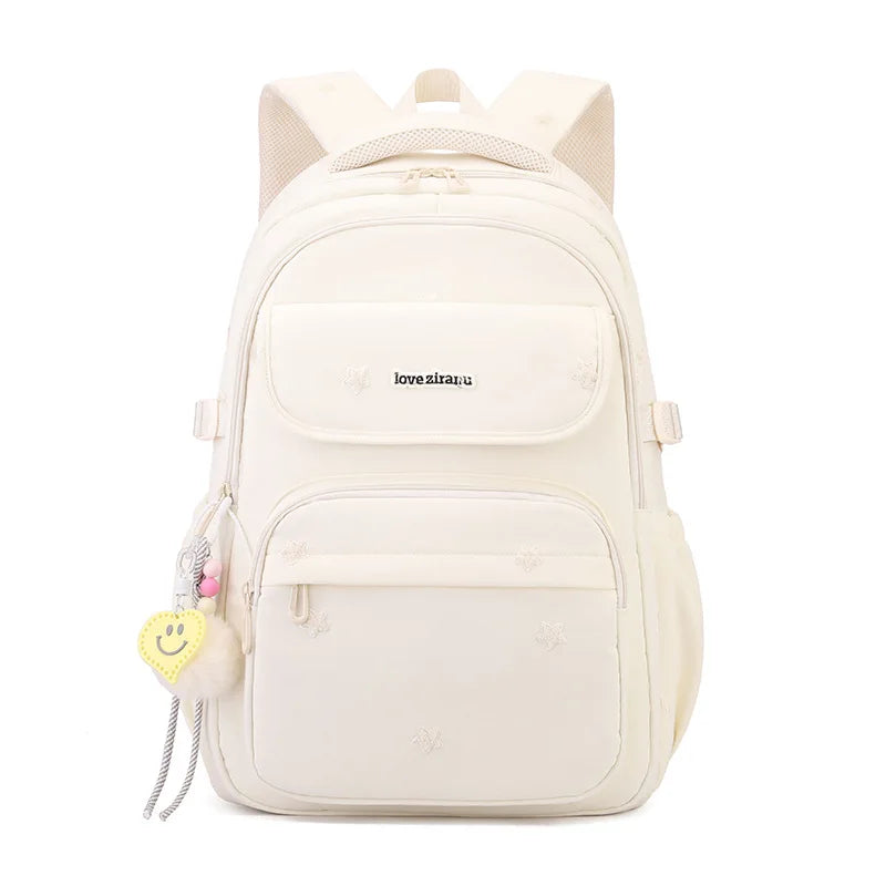 Girls School Backpack – Nylon Everyday Book Bag