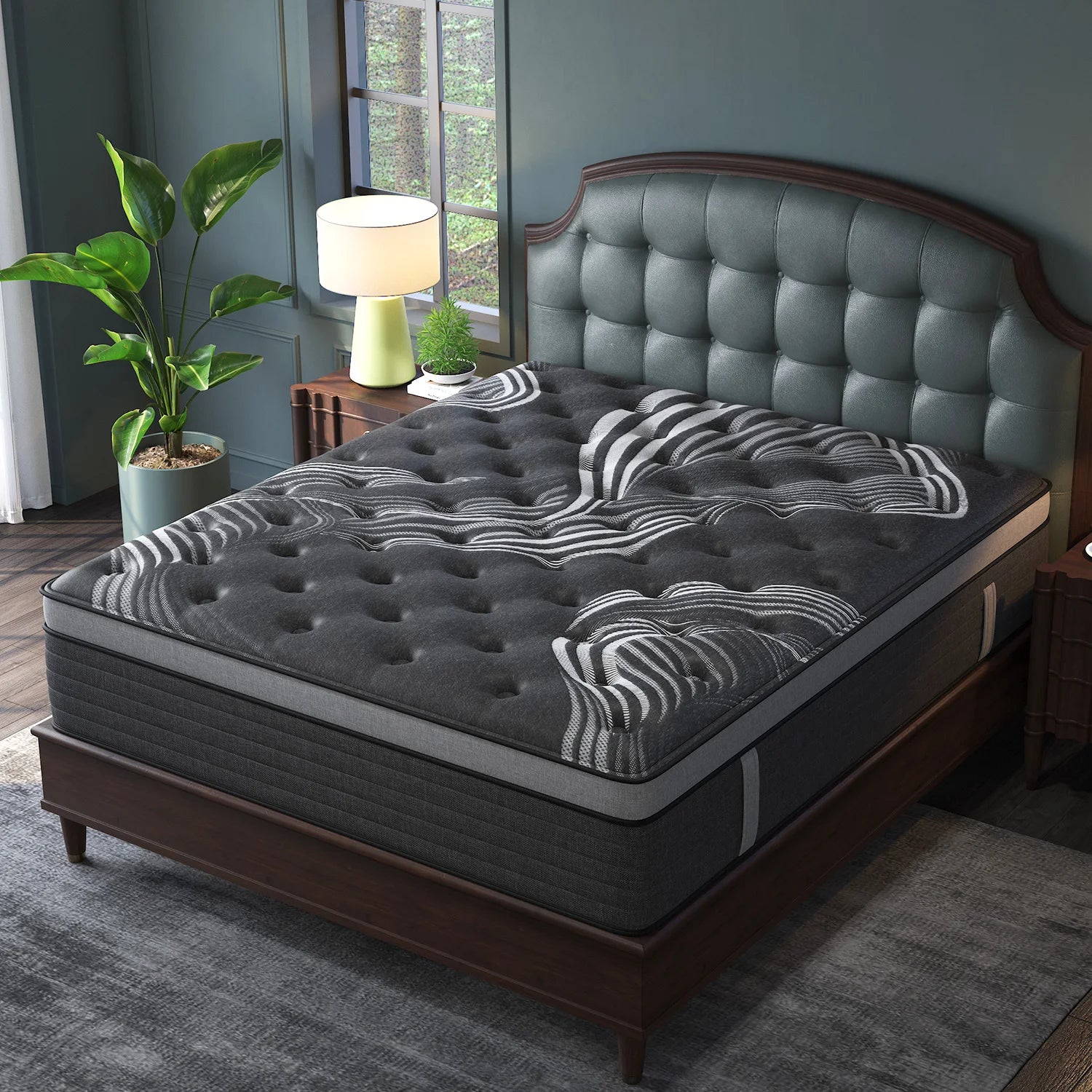 12 Inch Gel Memory Foam Hybrid Pocket Spring Mattress | Twin, Full, Queen & King | Medium Firm, Motion Isolation, Mattress in a Box